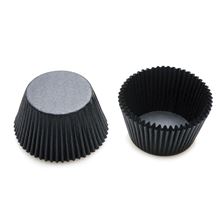 Picture of 75 BLACK BAKING CUPS 50 X 32 MM